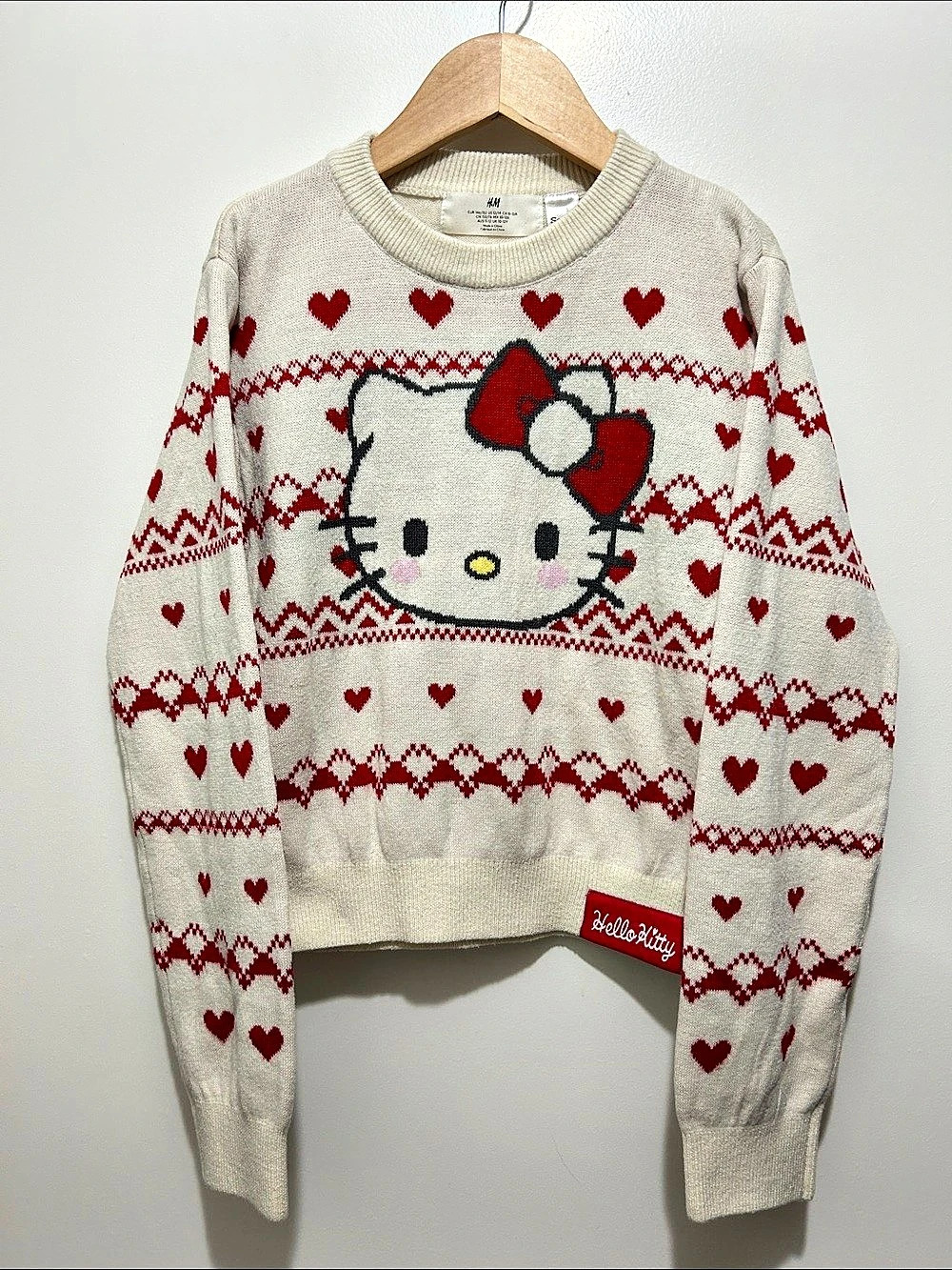 H&M x Sanrio Hello Kitty Knit Sweater – Size 12/14